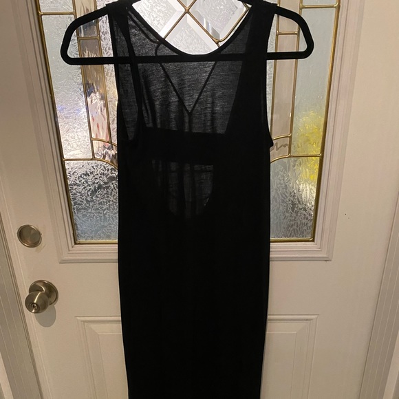 Black summer dress, open strap back. H&M, Light material - Picture 2 of 5